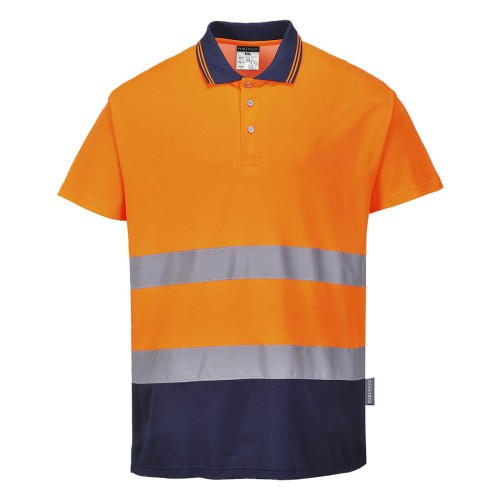 S174 Koszulka polo dwukolorowa Cotton Comfort.jpg