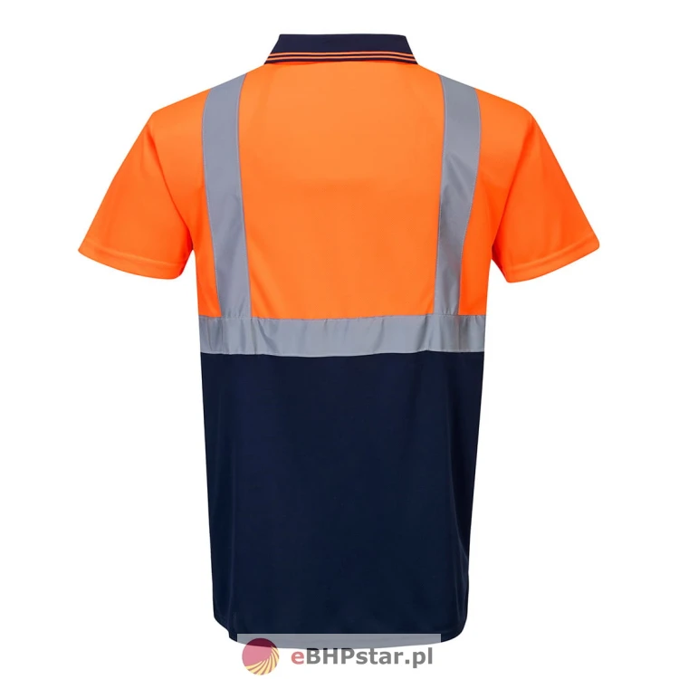 S479 Dwukolorowa koszulka ostrzegawcza polo-1.jpg