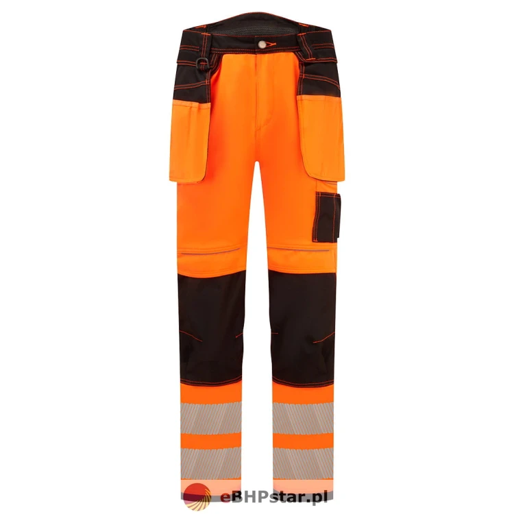 PW306 Spodnie ostrzegawcze PW3 stretch z kieszeniami kaburowymi.jpg
