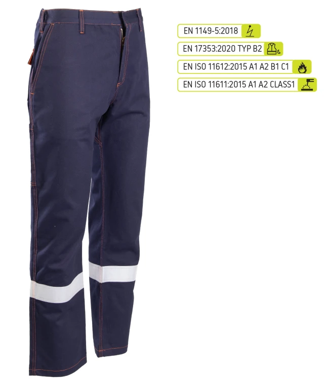 AOSP PROFFLAM ANTISTATIC SPODNIE DO PASA ODBLASK KAT.II -1.jpg