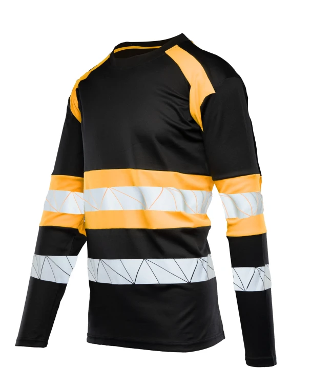 seven kings eco rival - arkl - koszulka dlugi rekaw longsleeve czarny pomaranczowy-1.jpg