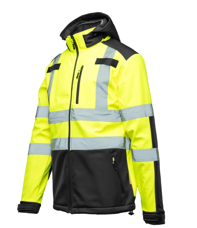 brixton flash softshell wstawka granat bf005 z pasami odblaskowymi afso zolty4.jpg