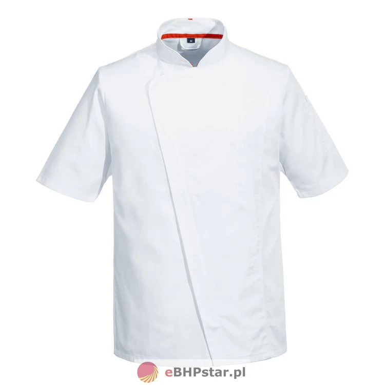 C739 Asymetryczna bluza szefa kuchni MeshAir Pro biała.jpg
