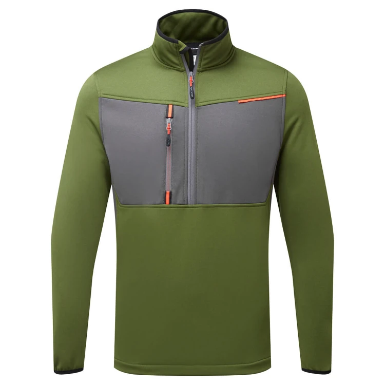 T755 Polar WX3 Half Zip Tech  oliwkowy.jpg
