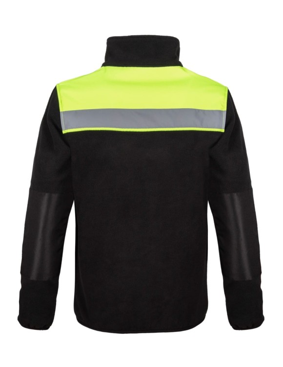 bluza polar redberg v-storm kolor czarny/seledyn-1.jpg