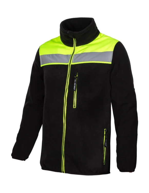 bluza polar redberg v-storm kolor czarny/seledyn-2.jpg