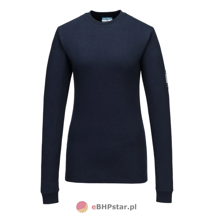 FR808 Trudnopalna koszulka damska multiochronna PW3 Modaflame Knit kolor granatowy.jpg