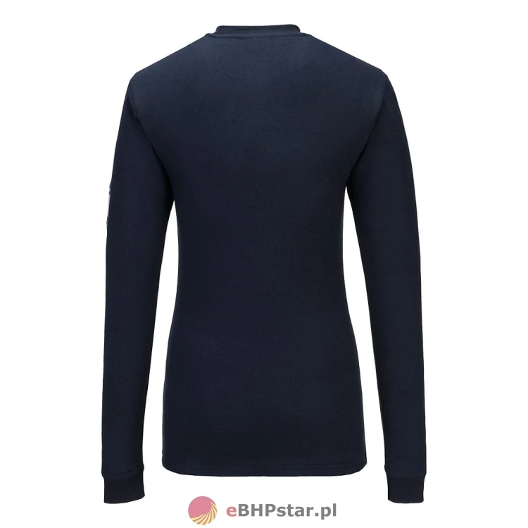 FR808 Trudnopalna koszulka damska multiochronna PW3 Modaflame Knit kolor granatowy-1.jpg