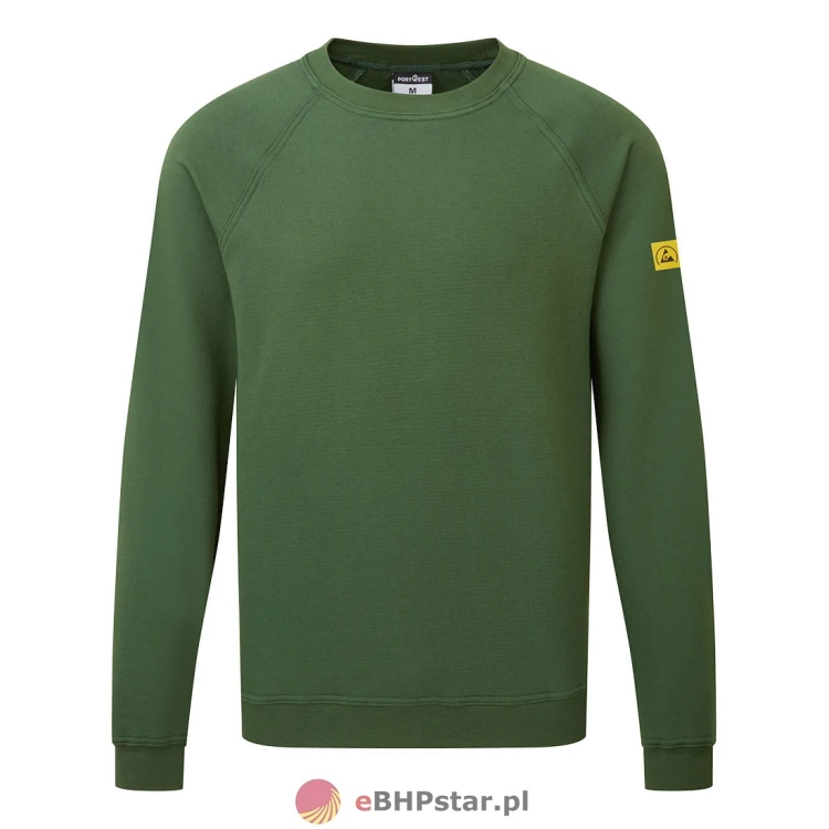 AS24 Bluza antystatyczna ESD kolor zielony leśny.jpg