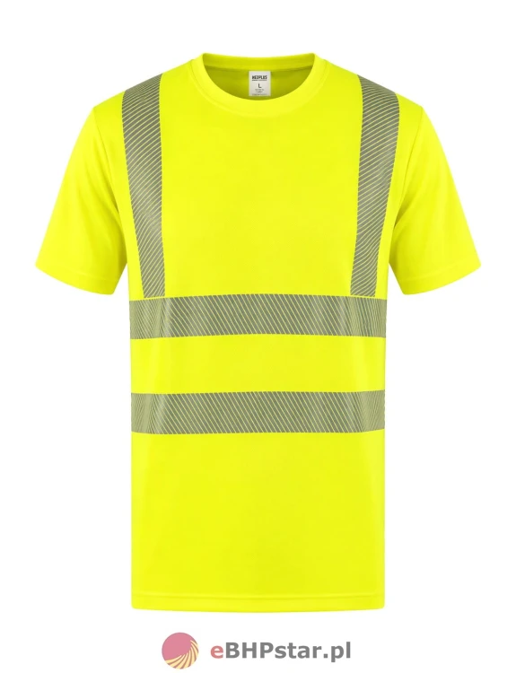 TSHV55 T-shirt ostrzegawczy NEOPLUS kolor Gold Fluor.jpg