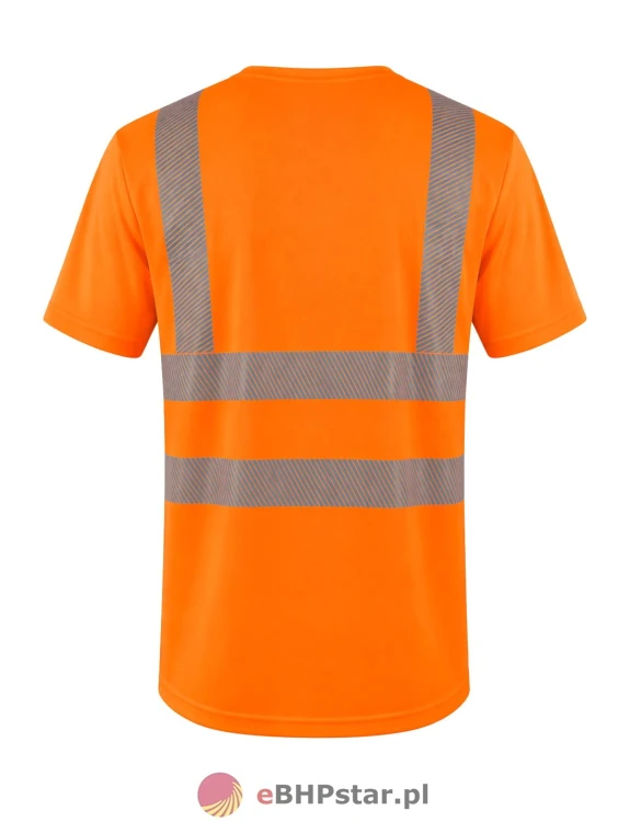 TSHV55 T-shirt ostrzegawczy NEOPLUS kolor Orange Fluor1.jpg