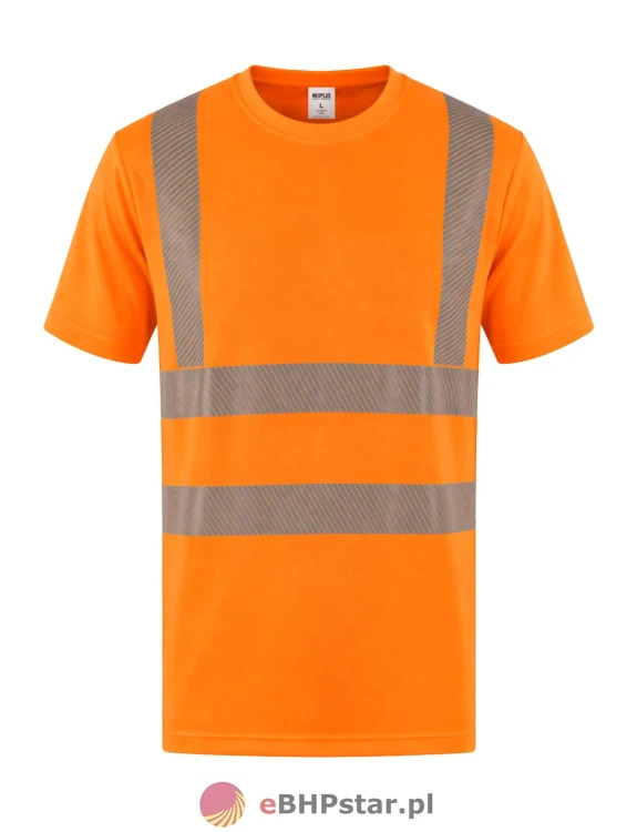 TSHV55 T-shirt ostrzegawczy NEOPLUS kolor Orange Fluor.jpg
