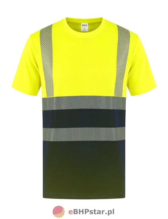 TSHV55 T-shirt ostrzegawczy NEOPLUS NAVY.jpg