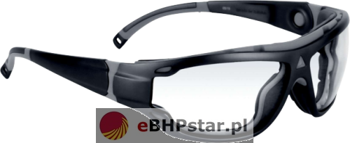 BLOW2 CLEAR Przezroczyste okulary ochronne 2 w 1