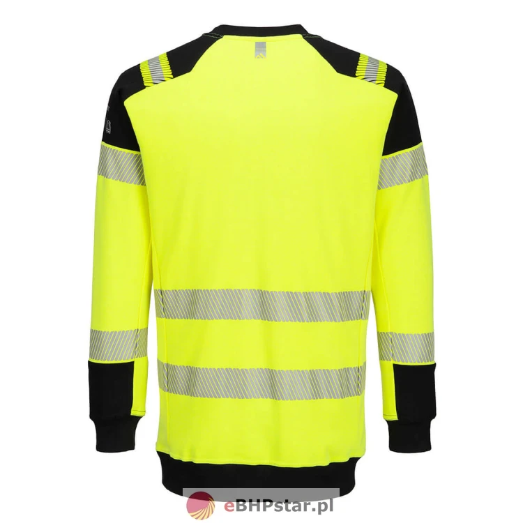 FR707 Bluza ostrzegawcza trudnopalna PW3 Modaflame kolor żółty/czarny_R.jpg