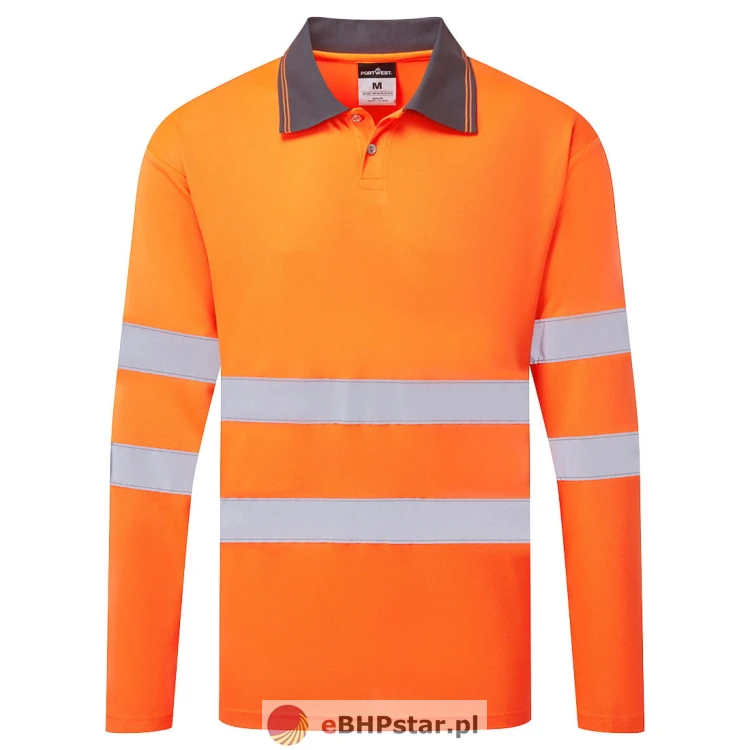 ES277 ES1 Essential Koszulka Polo Hi-Vis L/S kolor pomarańczowy.jpg
