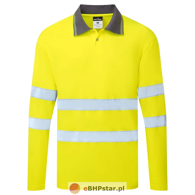 ES277 ES1 Essential Koszulka Polo Hi-Vis L/S kolor żółty.jpg