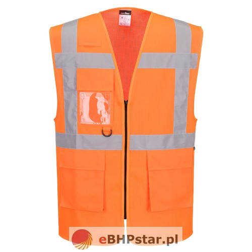 ES376 ES1 Essential Kamizelka Hi-Vis Mesh Executive Vest