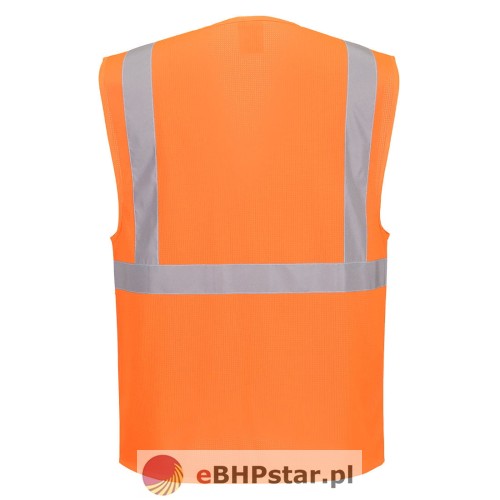 ES376 ES1 Essential Kamizelka Hi-Vis Mesh Executive Vest kolor pomarańczowy_R.jpg