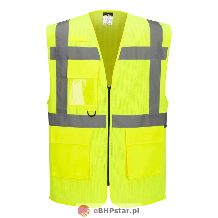 ES376 ES1 Essential Kamizelka Hi-Vis Mesh Executive Vest kolor żółty.jpg