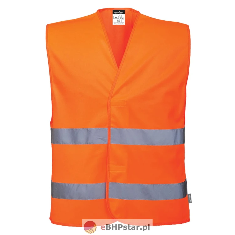 ES474 ES1 Essential Kamizelka Hi-Vis z dwoma pasami kolor pomarańczowy.jpg