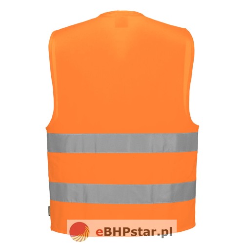ES474 ES1 Essential Kamizelka Hi-Vis z dwoma pasami kolor pomarańczowy_R.jpg