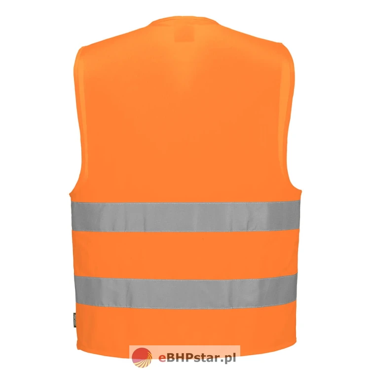 ES474 ES1 Essential Kamizelka Hi-Vis z dwoma pasami kolor pomarańczowy_R.jpg