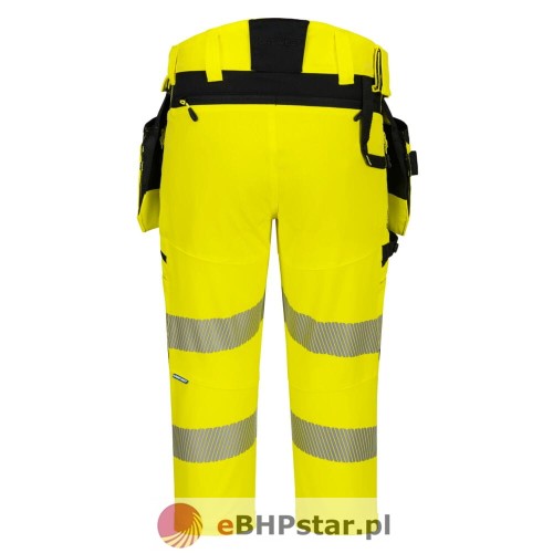 DX402 Spodnie ostrzegawcze 3/4 DX4 kolor żółty/czarny_R.jpg