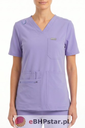 MYNTS V-Neck Pocket Genius – Scrub Top Women WMT001 Lavender