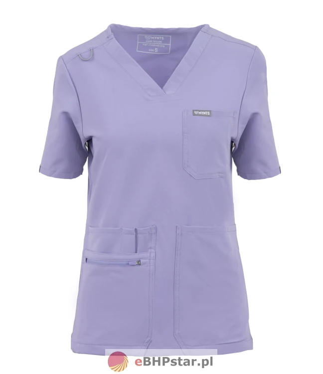 MYNTS V-Neck Pocket Genius – Scrub Top Women WMT001 Lavender1.jpg
