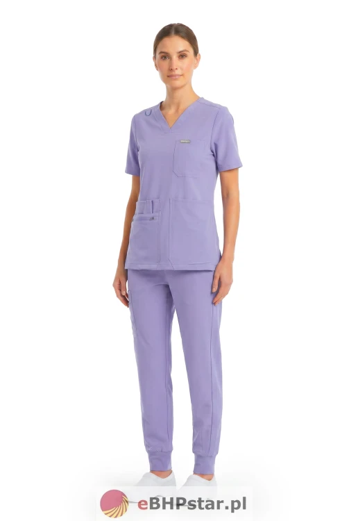 MYNTS V-Neck Pocket Genius – Scrub Top Women WMT001 Lavender2.jpg