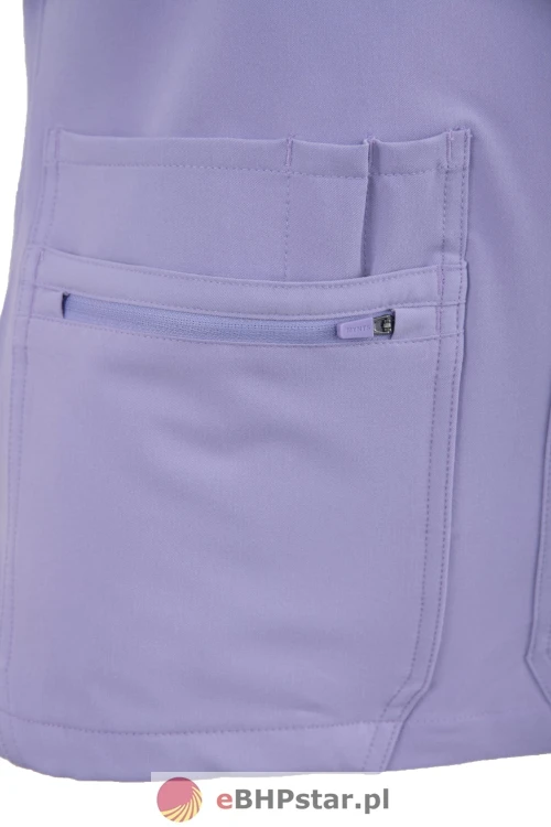 MYNTS V-Neck Pocket Genius – Scrub Top Women WMT001 Lavender9.jpg