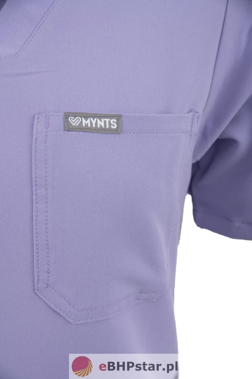 MYNTS V-Neck Pocket Genius – Scrub Top Women WMT001 Lavender10.jpg