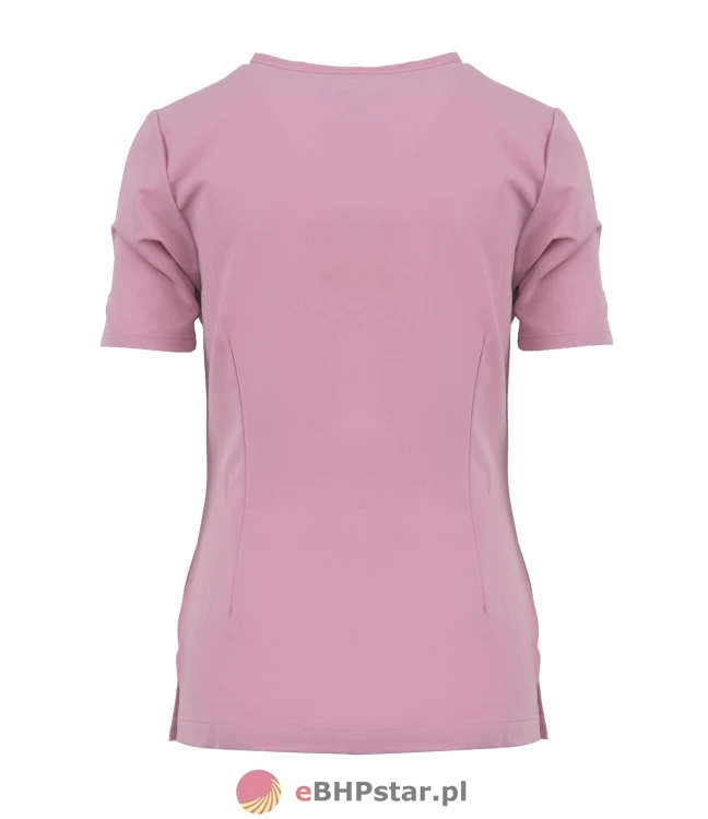 MYNTS V-Neck Pocket Genius – Scrub Top Women WMT001 Rose Water5.jpg