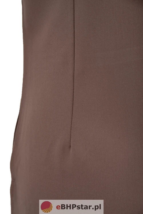 MYNTS V-Neck Pocket Genius – Scrub Top Women WMT001 Sahara Mokka7.jpg