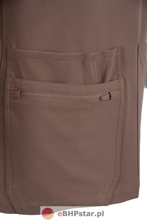 MYNTS V-Neck Pocket Genius – Scrub Top Women WMT001 Sahara Mokka13.jpg