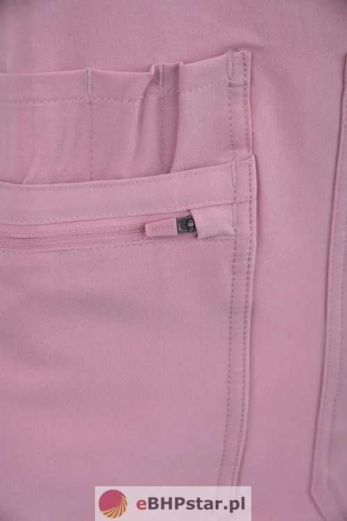 MYNTS V-Neck Pocket Genius – Scrub Top Women WMT001 Rose Water11.jpg