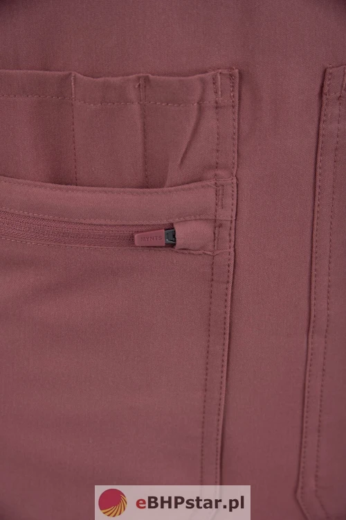MYNTS V-Neck Pocket Genius – Scrub Top Women WMT001 Terra Rose10.jpg