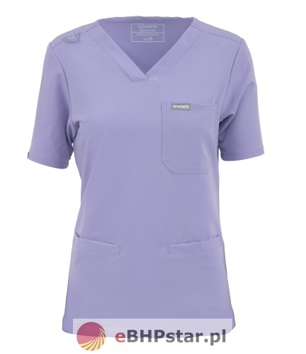 MYNTS V-Neck Two Pockets – Scrub Top Women WMT002 Lavender1.jpg