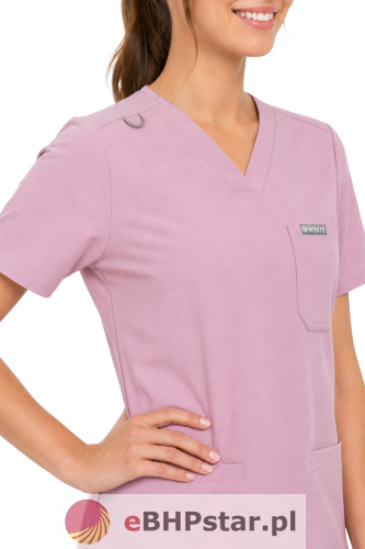 MYNTS V-Neck Two Pockets – Scrub Top Women WMT002 Rose Water