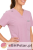 MYNTS V-Neck Two Pockets – Scrub Top Women WMT002 Rose Water.png