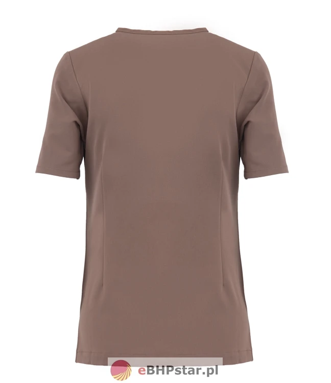 MYNTS V-Neck Two Pockets – Scrub Top Women WMT002 Sahara Mokka6.jpg