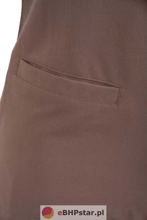MYNTS V-Neck Two Pockets – Scrub Top Women WMT002 Sahara Mokka11.jpg