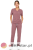 MYNTS V-Neck Two Pockets – Scrub Top Women WMT002 Terra Rose2.png