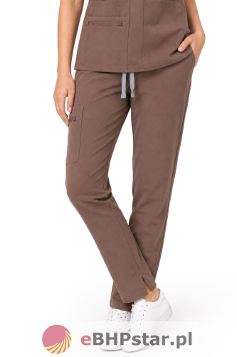 MYNTS Straight Leg Pants Women WMP002 Sahara Mokka
