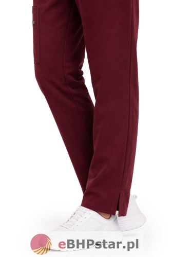 MYNTS Straight Leg Pants Men MMP004 Burgundy