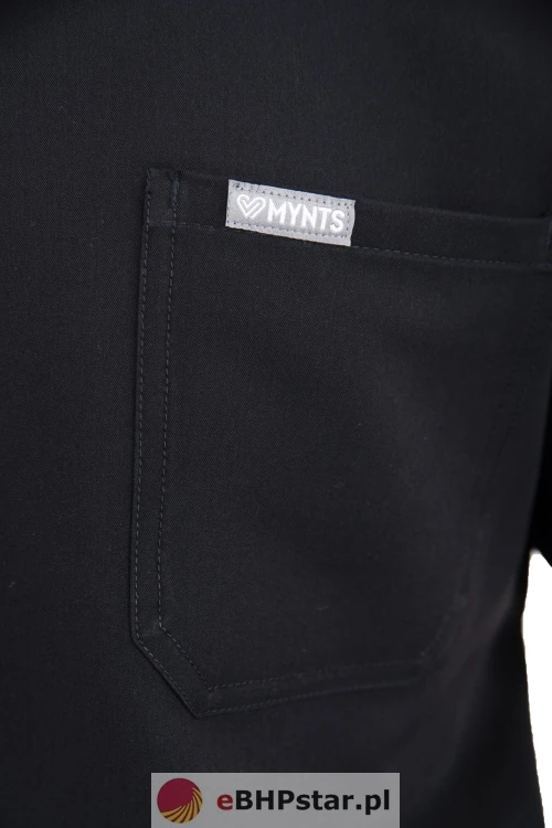 MYNTS V-Neck Pocket Genius - ScrubTop Men MMT003 Black8.jpg