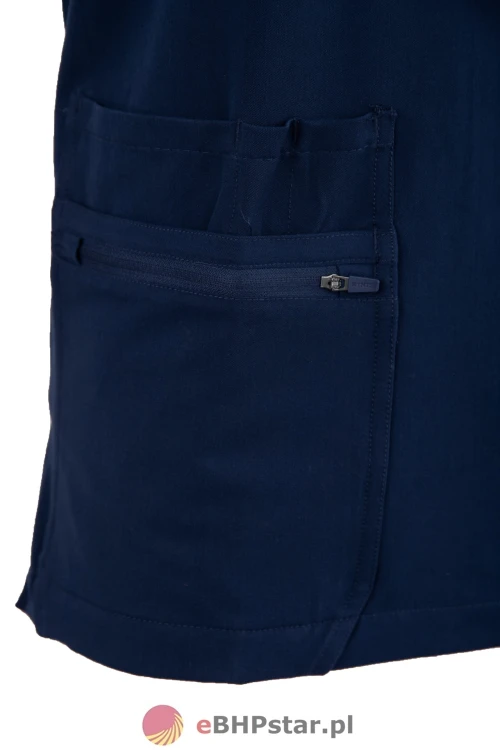 MYNTS V-Neck Pocket Genius - ScrubTop Men MMT003 Midnight Navy6.jpg