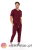 MYNTS V-Neck Pocket Genius - ScrubTop Men MMT003 Burgundy2.png