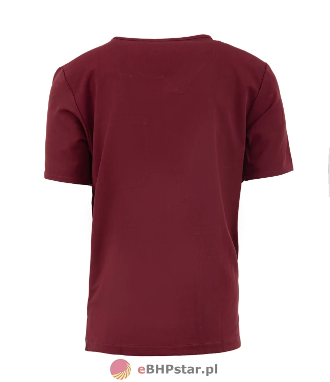 MYNTS V-Neck Pocket Genius - ScrubTop Men MMT003 Burgundy5.jpg